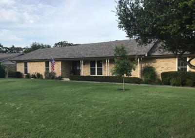 front of a dallas house with new windows